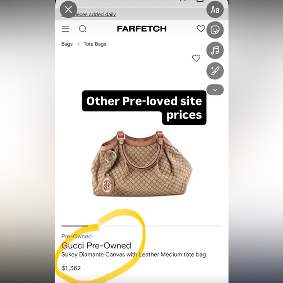 Gucci Beige and Pink Patterned Satchel - Picture 14 of 15